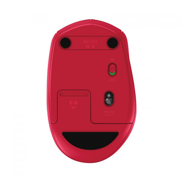 Chuột không dây Logitech M590 Wireless Bluetooth Red
