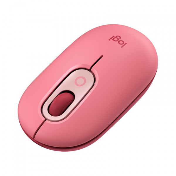 Chuột không dây Logitech Pop Emoji HeartBreaker Rose (USB/Bluetooth/Hồng)