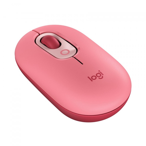 Chuột không dây Logitech Pop Emoji HeartBreaker Rose (USB/Bluetooth/Hồng)